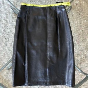 Vintage Leather skirt